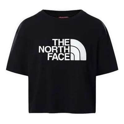 The North Face W CROPPED EASY TEE Pólók / Galléros Pólók Fekete