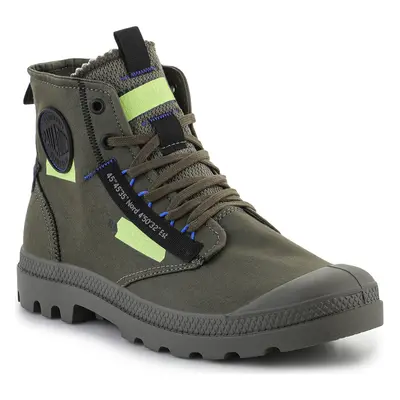 Palladium Pampa HI Re-Craft Olive Night 77220-309-M Magas szárú edzőcipők Zöld