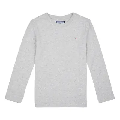 Tommy Hilfiger BOYS BASIC CN KNIT L/S Hosszú ujjú pólók Szürke