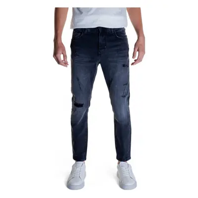 Antony Morato KARL CROPPED MMDT00272-FA750544 Skinny farmerek Fekete