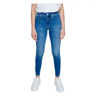 Calvin Klein Jeans HIGH RISE SUPER J20J223651 Skinny farmerek Kék