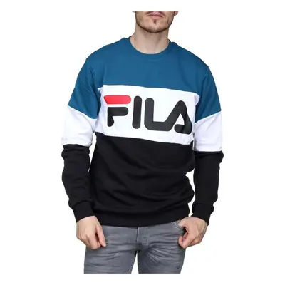 Fila MEN STRAIGHT BLOCKED CREW Pulóverek Kék