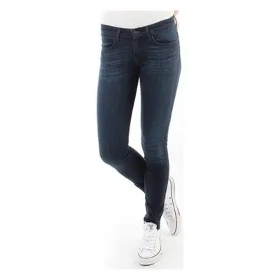 Wrangler CORYNN BLUE SHELTER W25FU466N Skinny farmerek Kék