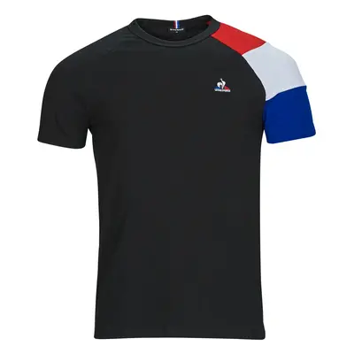 Le Coq Sportif BAT TEE SS N°1 Rövid ujjú pólók Fekete