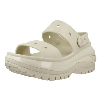 Crocs CLASSIC MEGA CRUSH SANDAL Lábujjközös papucsok Bézs