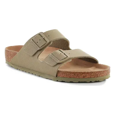 Birkenstock Rivet Logo Vegan Canvas Faded Khaki 1023958 Papucsok Zöld