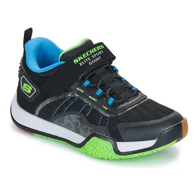 Skechers SKECHERS ELITE SPORT COURT Rövid szárú edzőcipők Fekete