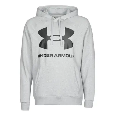 Under Armour UA RIVAL FLEECE BIG LOGO HD Pulóverek Szürke