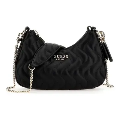 Guess ECO MAI CROSSBODY TOP ZIP Válltáskák Fekete