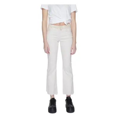 Vero Moda Vmsheila Mr Kick Flare Belt 10305181 Bootcut farmerek Bézs