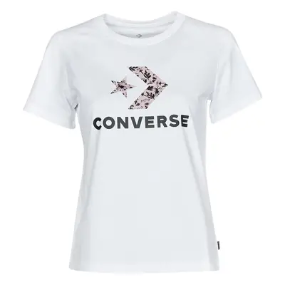 Converse STAR CHEVRON HYBRID FLOWER INFILL CLASSIC TEE Rövid ujjú pólók Fehér