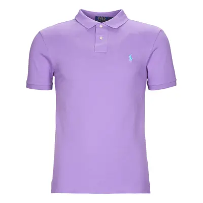 Polo Ralph Lauren POLO AJUSTE SLIM FIT EN COTON BASIC MESH Rövid ujjú galléros pólók Lila