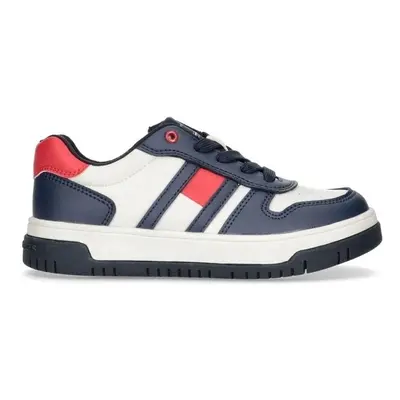 Tommy Hilfiger FLAG LOW CUT LACE-UP SNEA Divat edzőcipők Kék