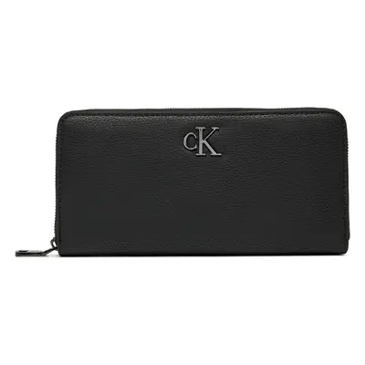 Calvin Klein Jeans MINIMAL MONOGRAM ZIP AROUND K60K612266 Pénztárcák Fekete