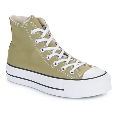 Converse CHUCK TAYLOR ALL STAR LIFT Magas szárú edzőcipők Zöld