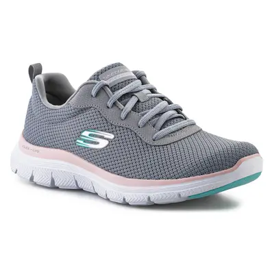 Skechers Flex Appeal 4.0 149303-GYLP 40 Rövid szárú edzőcipők Szürke