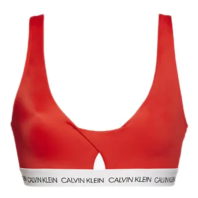 Calvin Klein Jeans Twiat Bralette KW0KW00925 Több részes fürdőruhák Piros