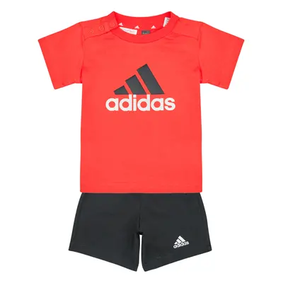 adidas Essentials Organic Cotton Tee and Shorts Set Ruhák Piros