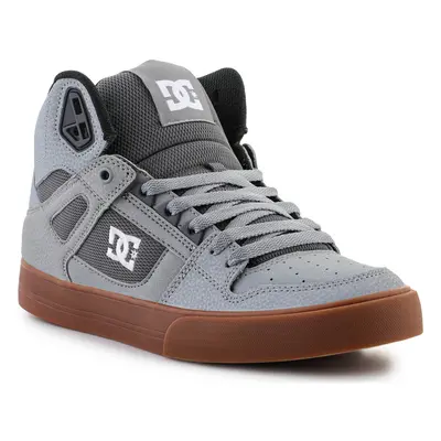 DC Shoes Pure High-Top ADYS400043-XSWS Magas szárú edzőcipők Szürke