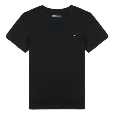 Tommy Hilfiger BOYS BASIC CN KNIT S/S Rövid ujjú pólók Fekete