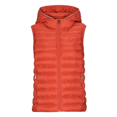 Tommy Hilfiger LW PADDED GLOBAL STRIPE VEST Steppelt kabátok Piros