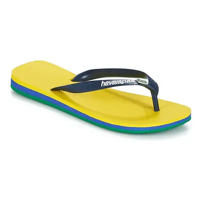 Havaianas BRASIL LAYERS Lábujjközös papucsok Citromsárga