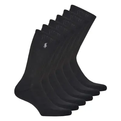 Polo Ralph Lauren ASX110CREW PP-SOCKS-6 PACK Kiegészítők Fekete