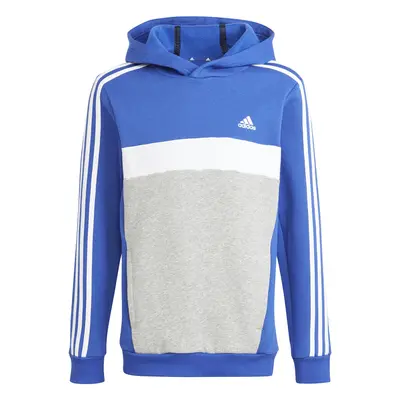 adidas Tiberio 3-Stripes Colorblock Fleece Hoodie Pulóverek Tengerész