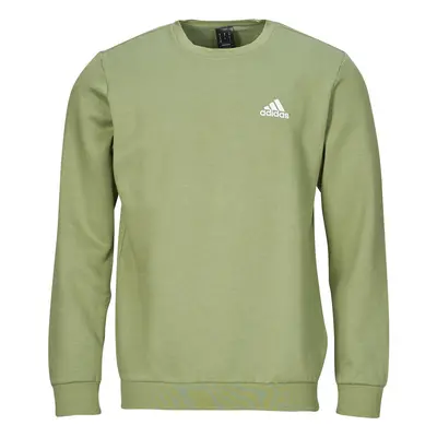 adidas FEELCOZY ESSENTIALS FLEECE SWEATSHIRT Pulóverek Zöld