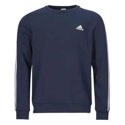 adidas Essentials Fleece 3-Stripes Sweatshirt Pulóverek Tengerész