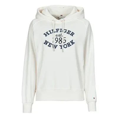 Tommy Hilfiger MDRN REG VARSITY HOODIE Pulóverek Fehér