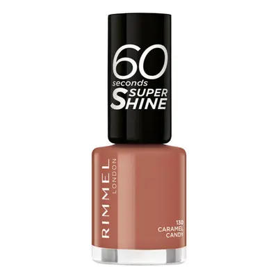 Rimmel London 60 Seconds Super Shine Nail Polish - 130 Caramel Candy Körömlakkok Barna