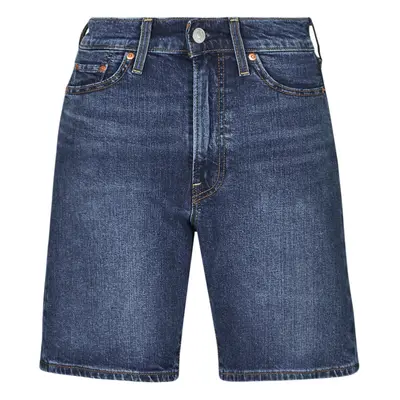 Levis RIBCAGE BERMUDA SHORT Rövidnadrágok Kék