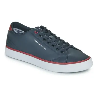 Tommy Hilfiger TH HI VULC CORE LOW LEATHER Rövid szárú edzőcipők Kék