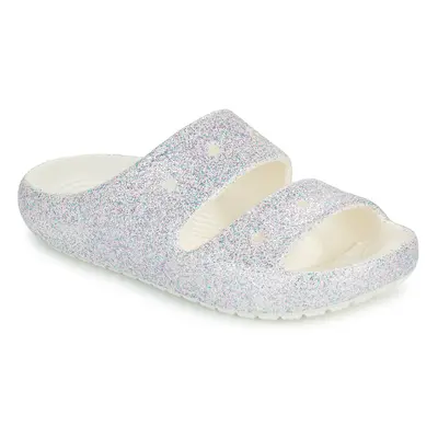 Crocs Classic Glitter Sandal v2 K Szandálok / Saruk Fehér