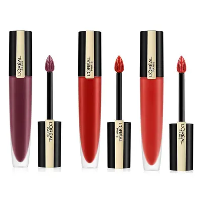 L'oréal Set of 3 Matte Liquid Lipsticks Signature - 103/113/115 Rúzs Más