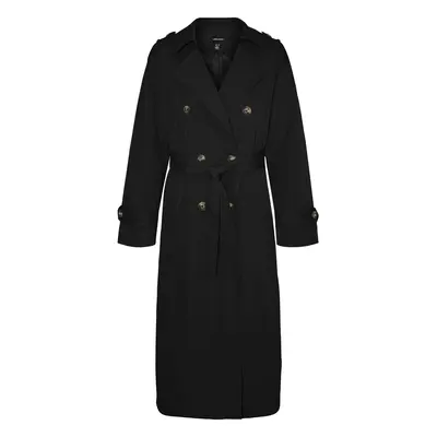 Vero Moda VMCHLOE LONG TRENCHCOAT GA NOOS 10300263 Parka kabátok Fekete