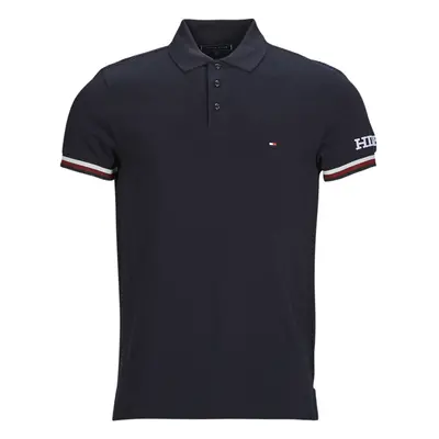 Tommy Hilfiger MONOTYPE GS CUFF SLIM POLO Rövid ujjú galléros pólók Tengerész