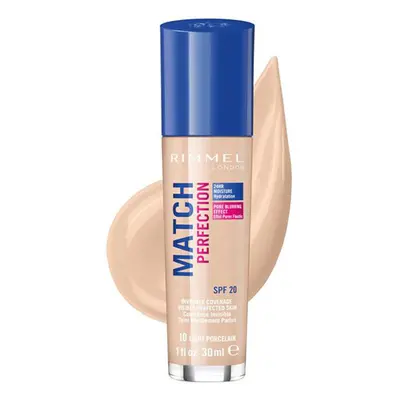 Rimmel London Match Perfection Foundation - 10 Light Porcelain Alapozók Bézs