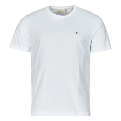 Gant REG SHIELD SS T-SHIRT Rövid ujjú pólók Fehér