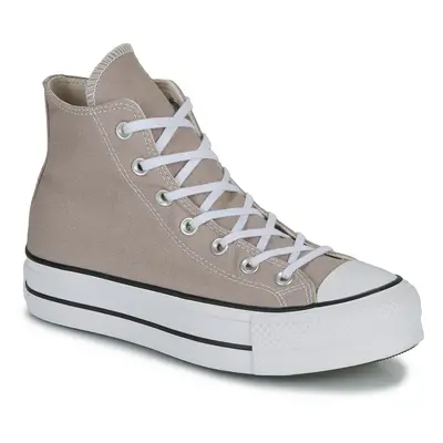 Converse CHUCK TAYLOR ALL STAR LIFT PLATFORM SEASONAL COLOR Magas szárú edzőcipők Bézs