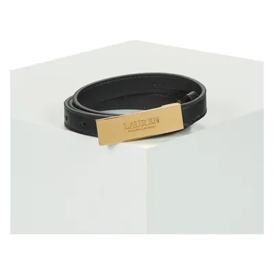 Lauren Ralph Lauren NEW PLAQUE-BELT-SKINNY Övek Fekete