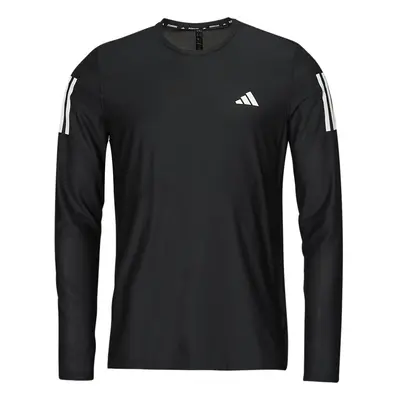 adidas Own The Run Long Sleeve Long-Sleeve Top Hosszú ujjú pólók Fekete