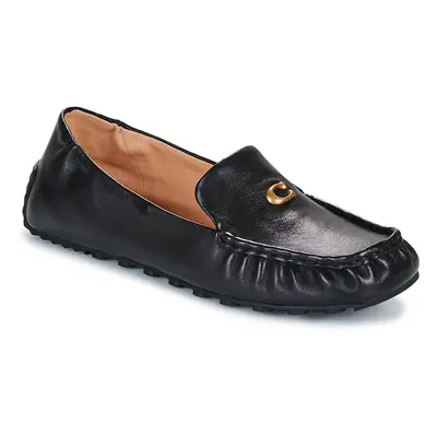 Coach RONNIE LEATHER LOAFER Mokkaszínek Fekete