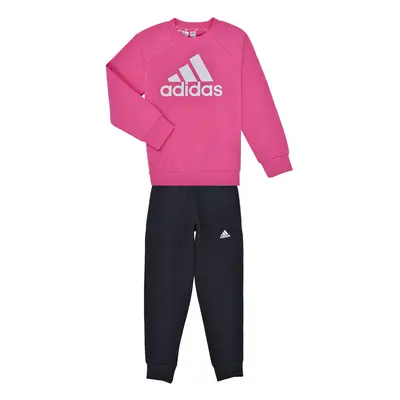 adidas Essentials Logo Fleece Jogger Set Melegítő együttesek Rózsaszín