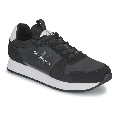 Calvin Klein Jeans RETRO RUNNER LACEUP REFL Rövid szárú edzőcipők Fekete