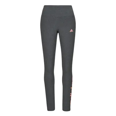 adidas ESSENTIALS HIGH-WAISTED LOGO LEGGINGS Legging-ek Szürke