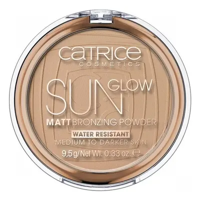 Catrice Sun Glow Matt Bronzing Powder - 35 Universal Bronze Pirosítók & púderek Barna