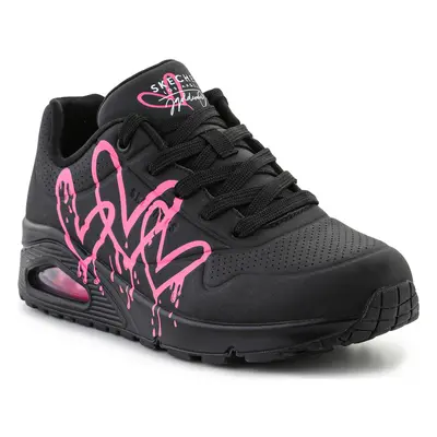 Skechers DRIPPING IN LOVE 177980-BKPK Tenisz Fekete