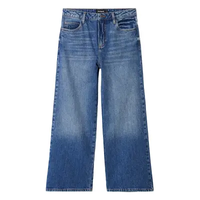 Desigual DENIM_BERYL 24WWDD66 Boyfriend farmerek Kék